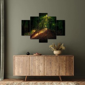 Tablou cu poteca prin pădure (150x105 cm)