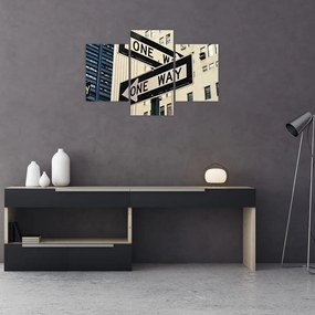 Tablou - New York ONE WAY (90x60 cm)