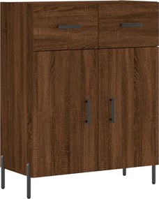 vidaXL Dulap, stejar maro, 69,5x34x90 cm, lemn prelucrat