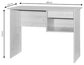 Birou cu sertar Michael natural 88x45x72cm