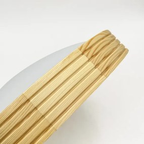 Plafonieră NATURAL MODERN SLIM 2xE27/15W/230V Ø 37,5 cm pin