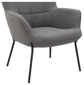 Fotoliu gri Boris – Støraa