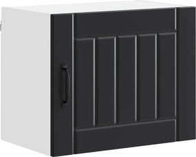 vidaXL Dulap de bucătărie Negru 50 x 31 x 40 cm Lemn compozit