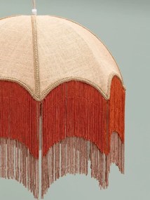 Lustră din metal și iută naturala, ø53 cm, "Marigold"