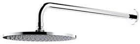 Omnires SlimLine cap de dus cu brat 25.4x25.4 cm rotund crom WGSET1CR