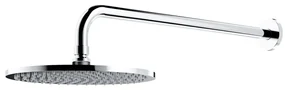 Omnires SlimLine cap de dus cu brat 25.4x25.4 cm rotund crom WGSET1CR