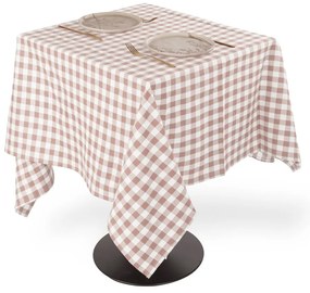 Față de masă din bumbac 150x150 cm Gingham – Tiseco Home Studio