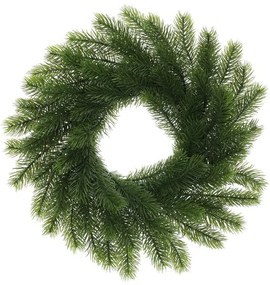 Coroană artificială din molid, diametru 30 cm,verde