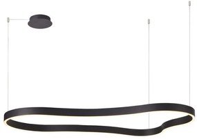 Lustra LED XXL suspendata design modern MIRABELLA 120 3000K DIMM BK