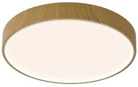 Plafoniera LED CCT, dimabila, diametru 38cm, lemn, CUMBUCO II MA-8837