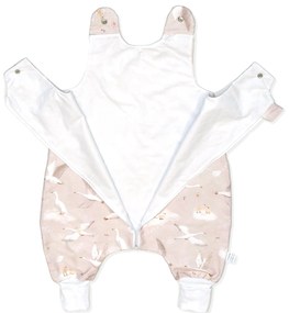 Sac de dormit cu picioare, bumbac de vara, 1 Tog, Gasca bej, S, 6-24 luni