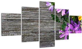 Tablou - flori de câmp (125x70 cm), în 40 de alte dimensiuni noi