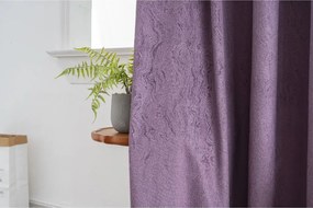 Draperie opaca DUNES VELVET 140x250 cm, mov Agatat: Inele metalice