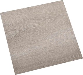 vidaXL Plăci de Pardoseală 55 pcs Gri taupe 5,11 m² PVC