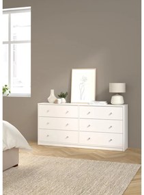 Comodă Myra III, alb