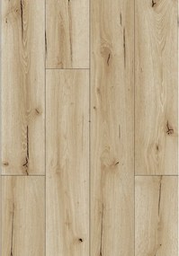 Mexen Sun Valley panouri din vinil 1227 x 187 mm LVT Dryback 2,5 mm, suport PVC, 4 V-Fuga, Stejar - F1306-1227-187-255-4V1-01