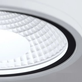 Spot LED aplicat cu protectie la umiditate IP65, SPUTNIK 14,5cm, alb