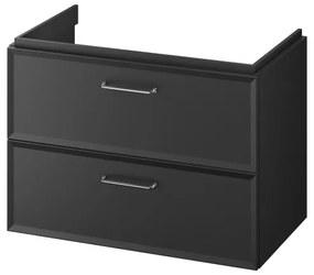 Cersanit S1017-003 - Dulap suspendat pentru lavoar MILLE 80x45 cm, negru