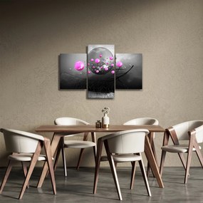 Tabloul cu bile roz (90x60 cm)