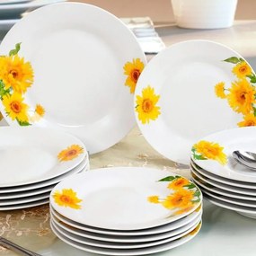 BANQUET Banquet set farfurii din porţelan SUNNY 18 buc