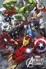 Poster Marvel - Avengers Assemble, (61 x 91.5 cm)