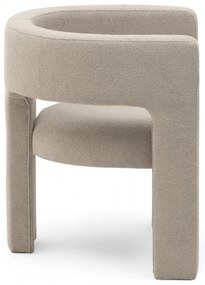 Fotoliu de design bej inchis ALPAH LOOP