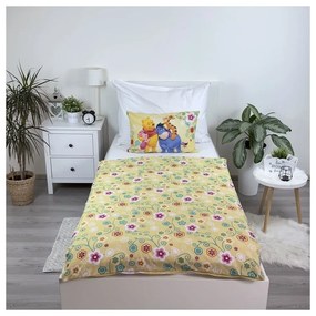 Lenjerie de pat pentru copii din bumbac pentru pătuț 100x135 cm Winnie-the-Pooh – Jerry Fabrics