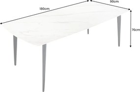 Masa dining design modern Milano 180x90cm