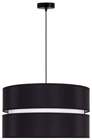 Lustră pe cablu Duolla DUO 1xE27/15W/230V d. 40 cm negru/alb
