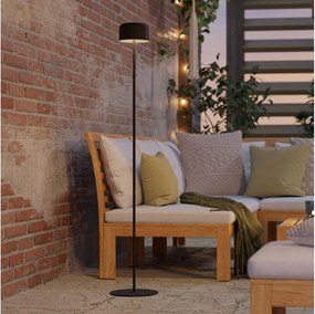 Eglo 901891 - Lampă solară LED de podea ROCCANOVA, LED/2,8W/3,7V, IP44, neagră