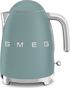 Cana electrica SMEG KLF03EGMEU, 2400 W, 1,7 l, Baza rotativa la 360°, Finisaj mat, Verde smarald