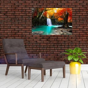 Tablou - Laguna de Smarald (90x60 cm)