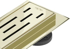 Mexen Flat 360° M01 scurgere de duș liniară rotativă 100 cm, auriu - 1520100-40