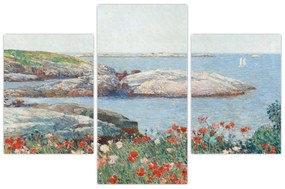 Tablou - Childe Hassam, Poppies,  Isles of Shoals, reproducere (90x60 cm)