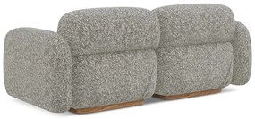 Canapea modulară gri 190 cm Ailani – Makamii