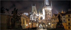 Tablou cu Poarta de pulbere iluminată (120x50 cm)