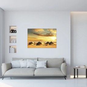 Tablou - Colibe în deșert (90x60 cm)