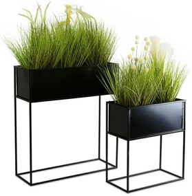 Suport pentru flori 50x44 cm negru