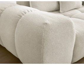 Canapea albă cu tapițerie din chenille 278 cm Everest – Bobochic Paris