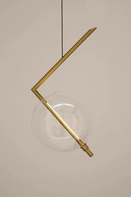 Lustra LED suspendata deosebita design modern Glass