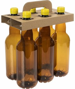 Set 6 sticle din plastic, cu mâner, 1 l