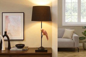 Veioza, Lampa de masa Wildlife Papagal 75cm, roz A-44815 VC