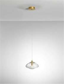 Pendul modern design decorativ KING auriu D-16cm