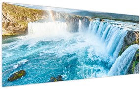Tablou - Cascada Godafoss (120x50 cm)
