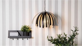 Organizator de perete cu cârlige PT LIVING Perky, negru