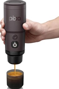 Espressor portabil Wacaco Pixapresso, 20 bari, 210 ml, Cafea macinata si capsule NS/Nespresso, 9000 mAh, Maro