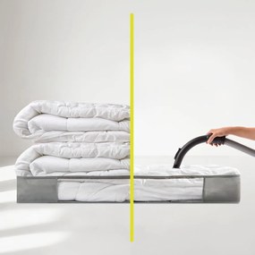 Cutie de depozitare sub pat, din plastic cu vacuum 105x45x15 cm – Homéa