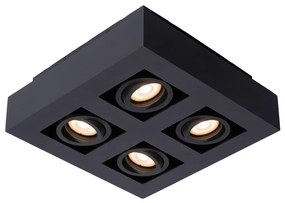 Lucide 09119/21/30 - Lampă de masă LED XIRAX 4xGU10/5W/230V negru
