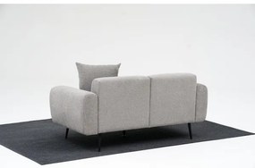 Canapea PISA, 2 locuri, gri deschis