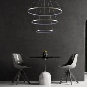 Lustră LED pe cablu LEA LED/60W/230V 4000K d. 80 cm crom